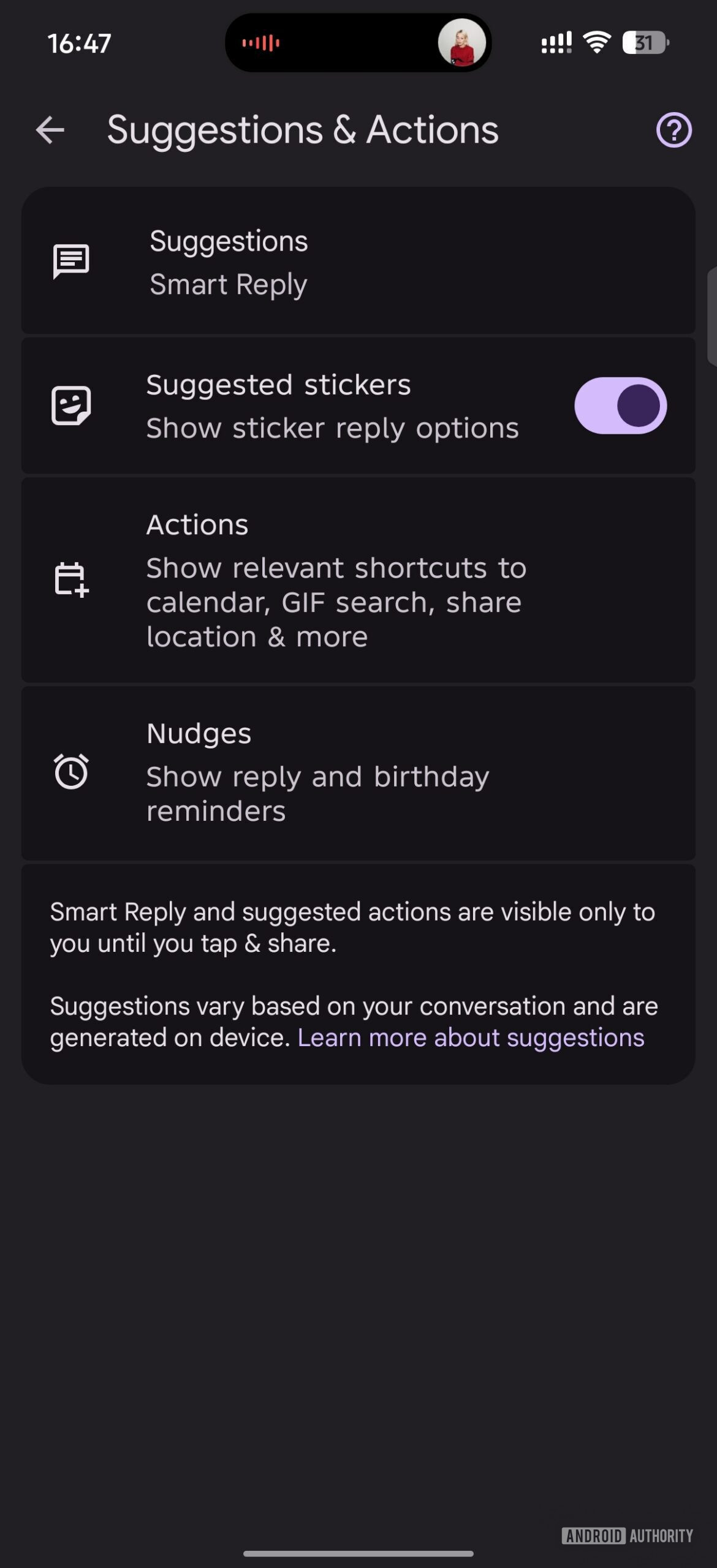 Google Messages tap to draft in Smart Reply
