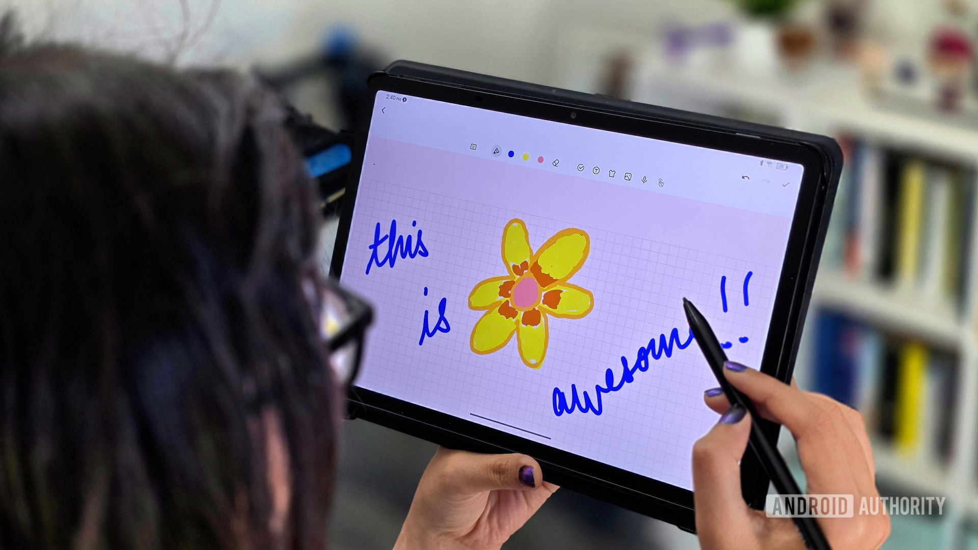 TCL Nxtpaper 11 Plus review image 3 TCL Nxtpaper 11 Plus review image showing the T Pen in action