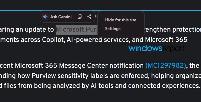 ask gemini menu expanded 1