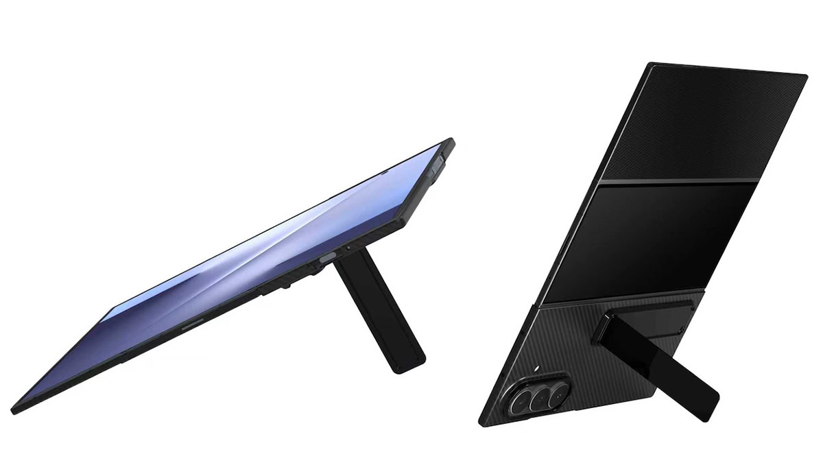 carbon standing case galaxy z trifold image 2