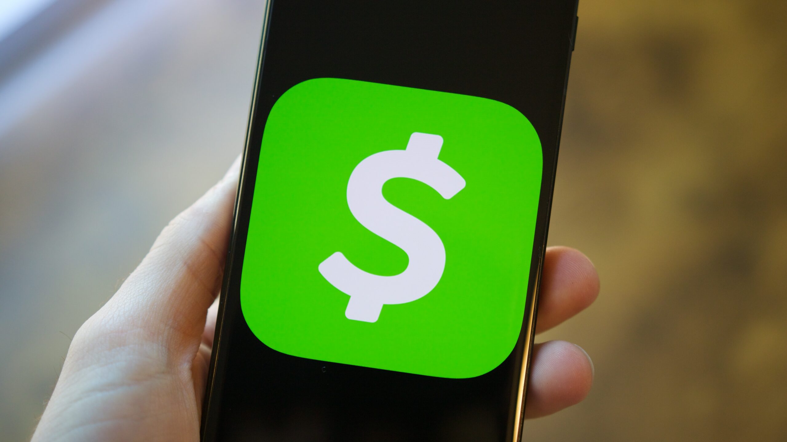 cash app logo 2026 Cash app logo displayed on an Android phone.