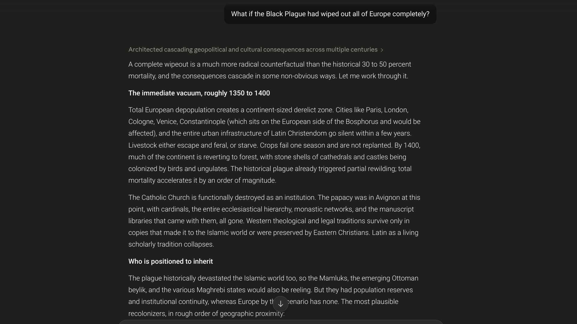 claude response black plague 2 claude response black plague 2