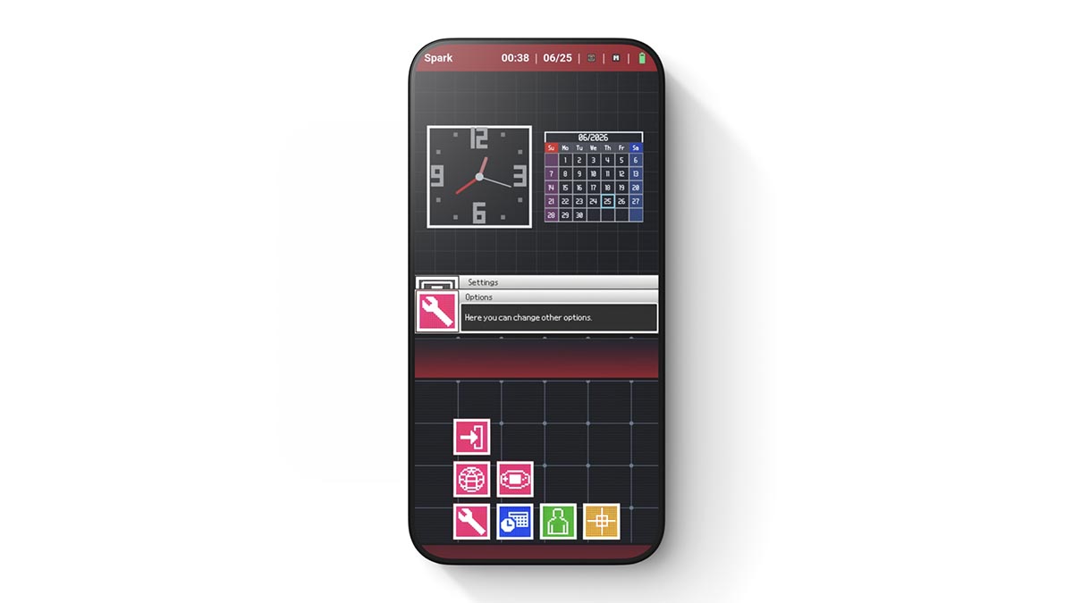 ds dsi launcher dark mode image