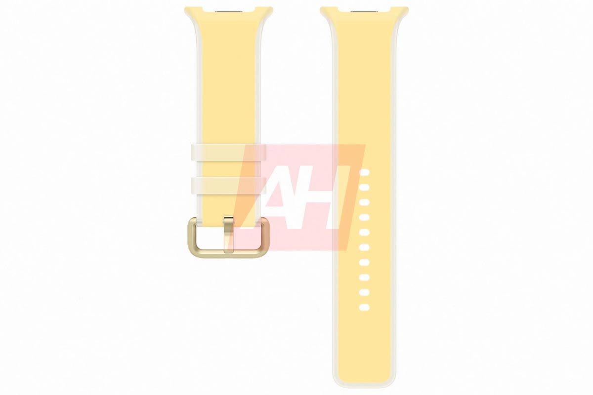 galaxy watch 9 pastel band yellow image