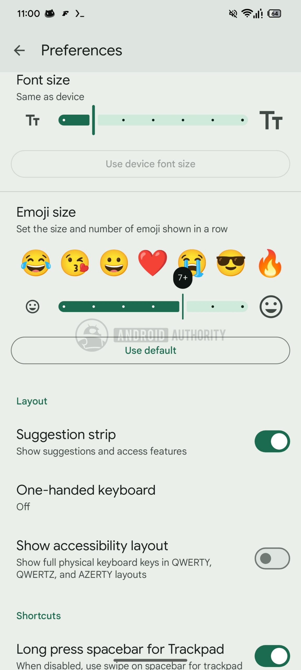 gboard emoji size 7 plus size image