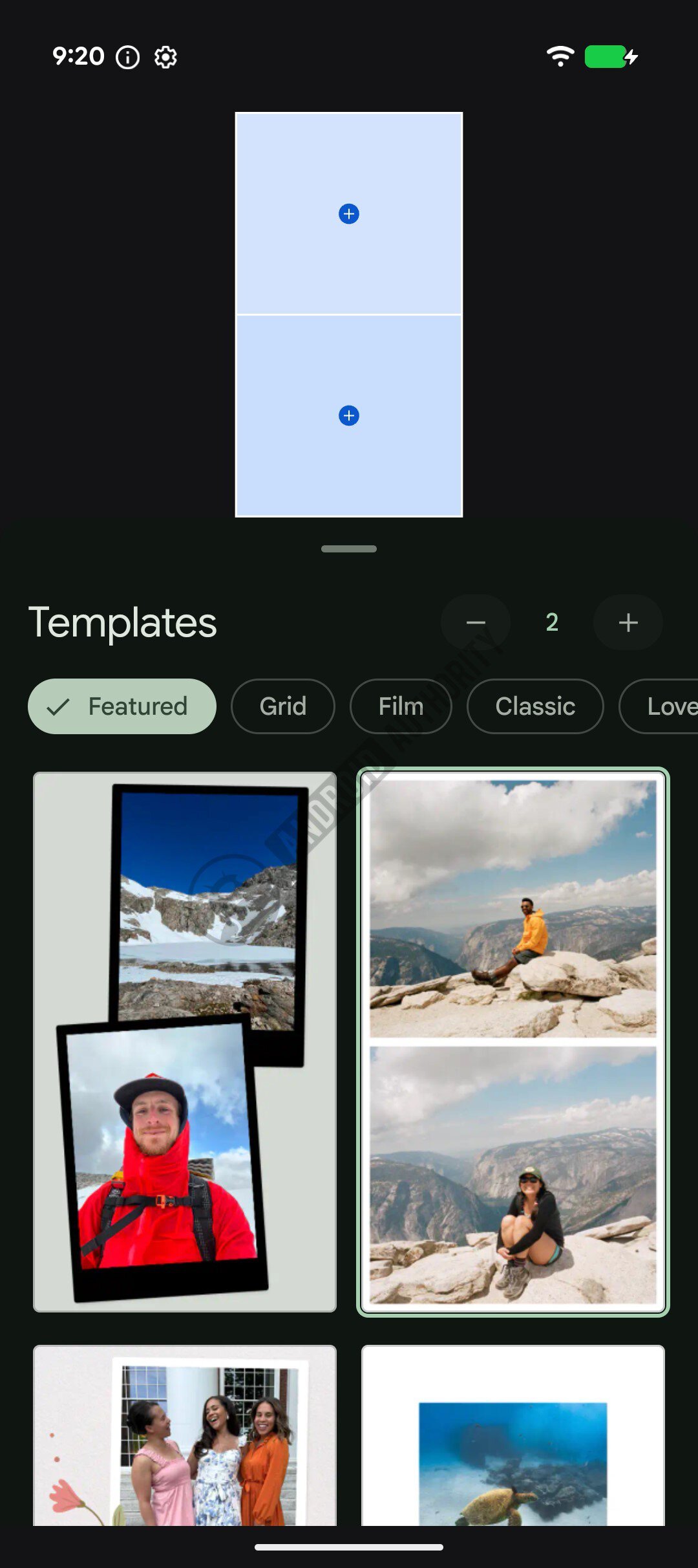 google photos collages templates 2 watermarked