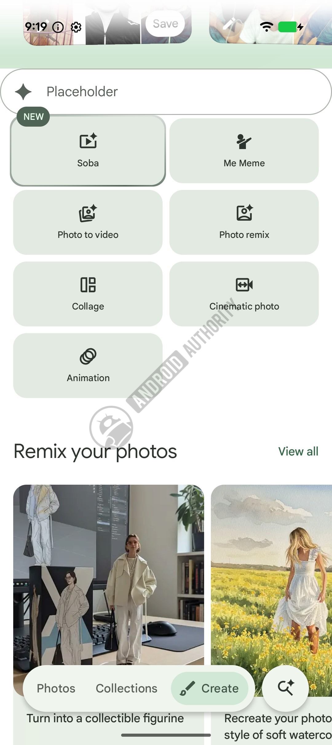 google photos soba watermarked