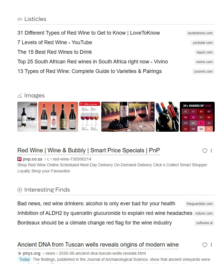 kagi web search screenshot 2