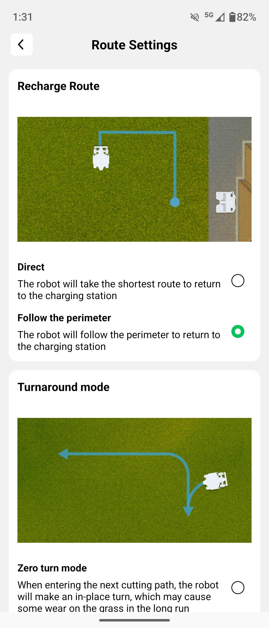 Screenshot of the updated Mammotion app, as of May 2026.