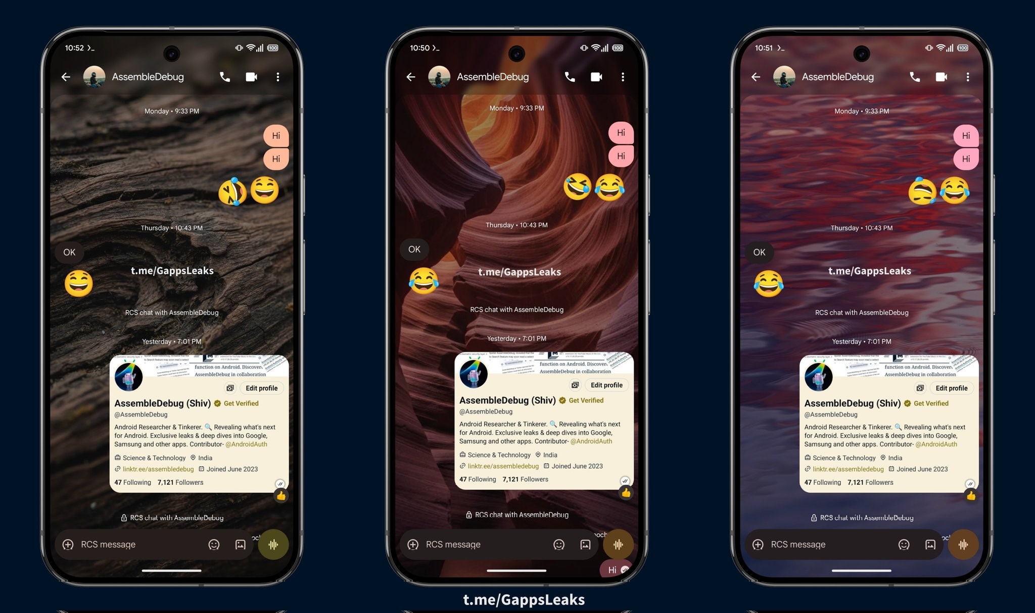 messages wallpapers dark mode