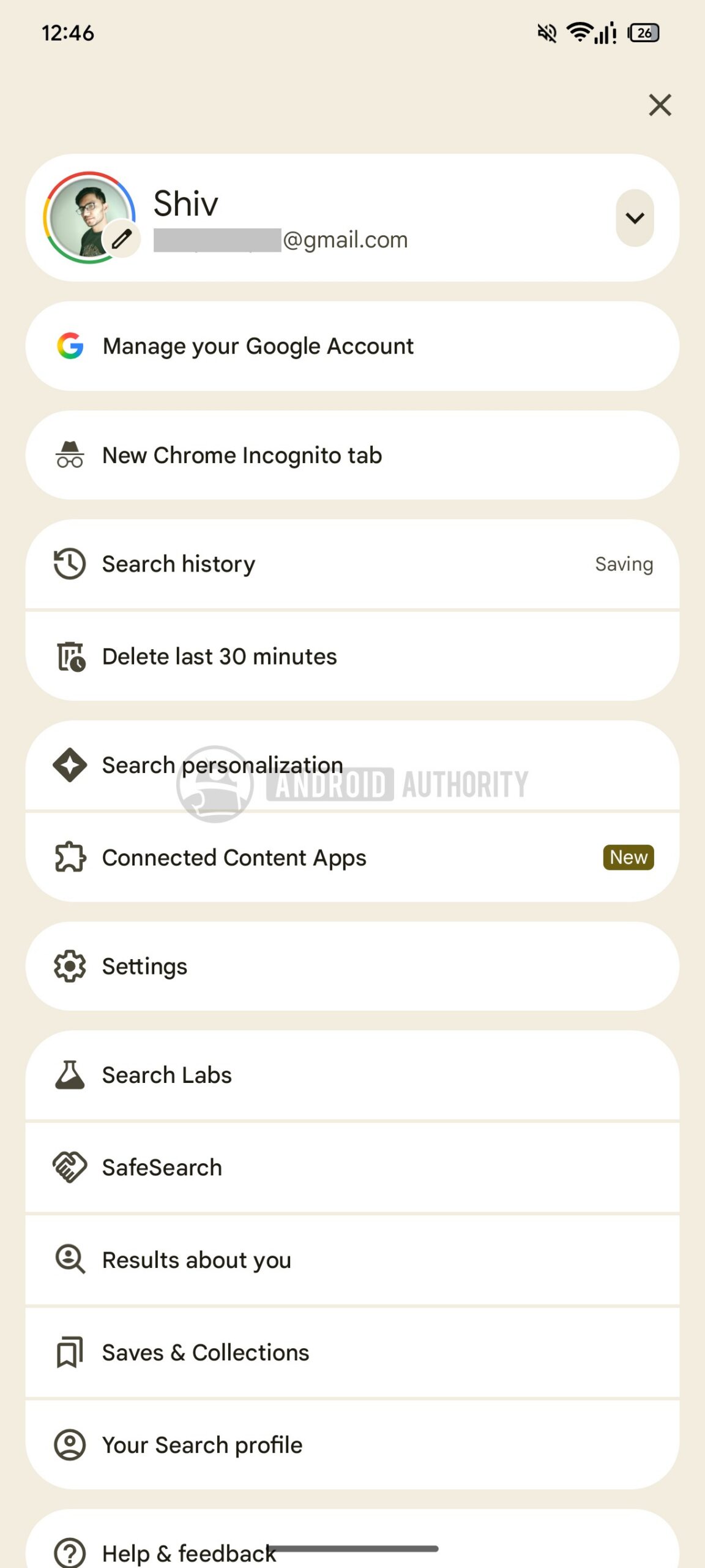 new account switcher ui google app watermarked