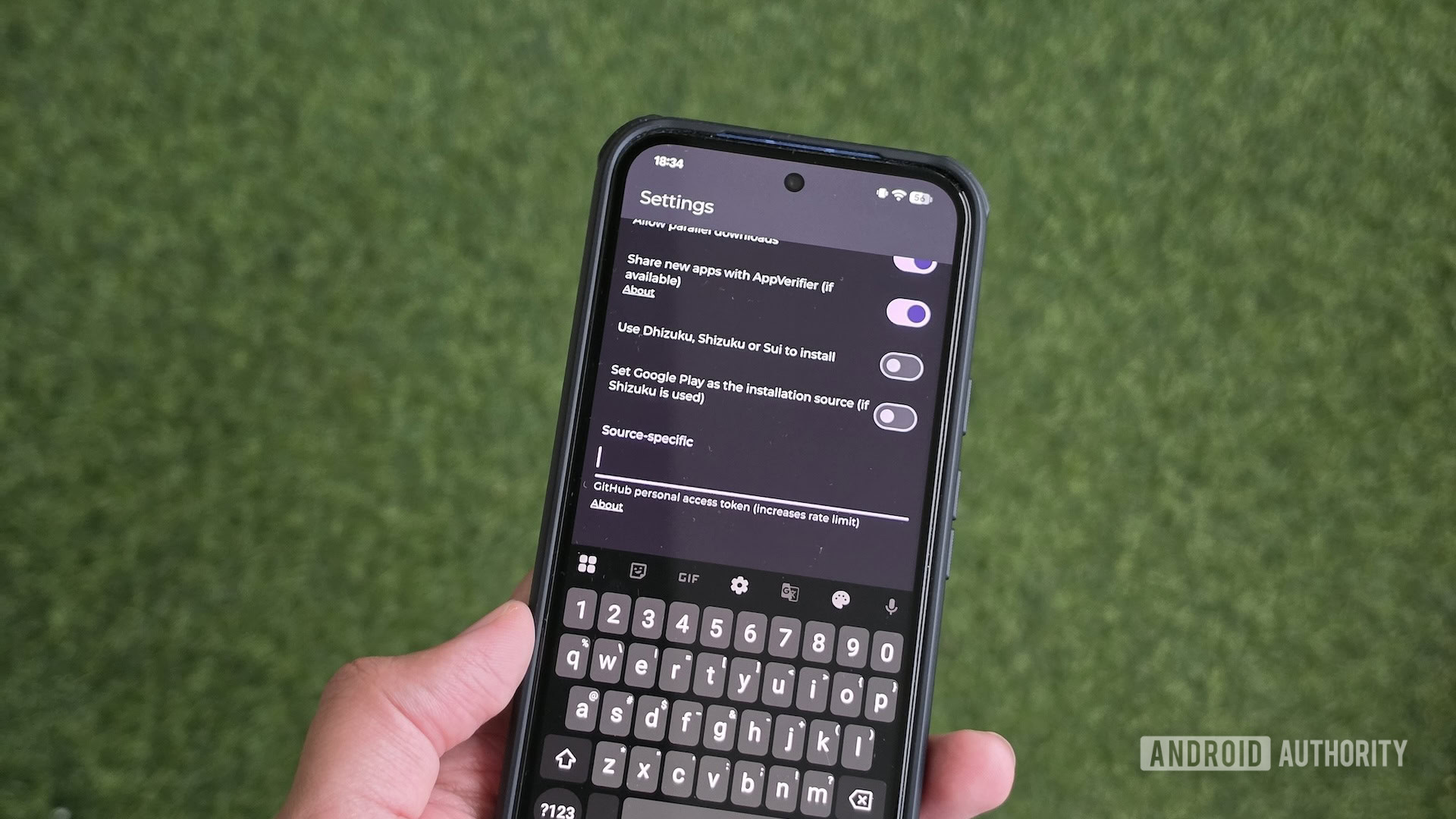 obtainium android app 2 Obtainium app's Settings tab.