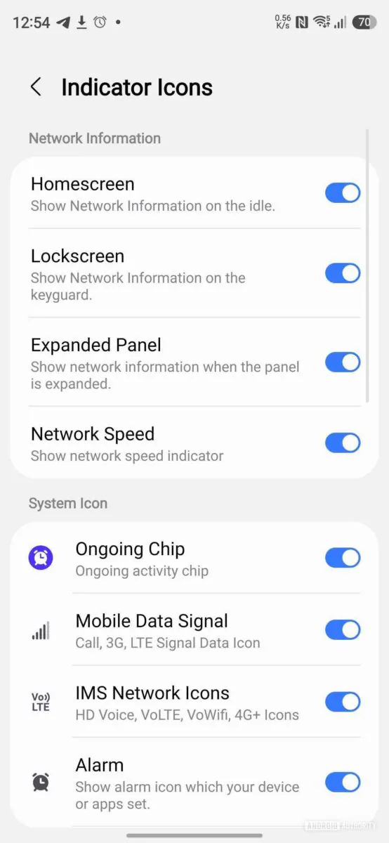 One UI 9 เพิ่มฟีเจอร์แสดงความเร็วเครือข่ายบนแถบสถานะ 2 one-ui-9-network-speed-display