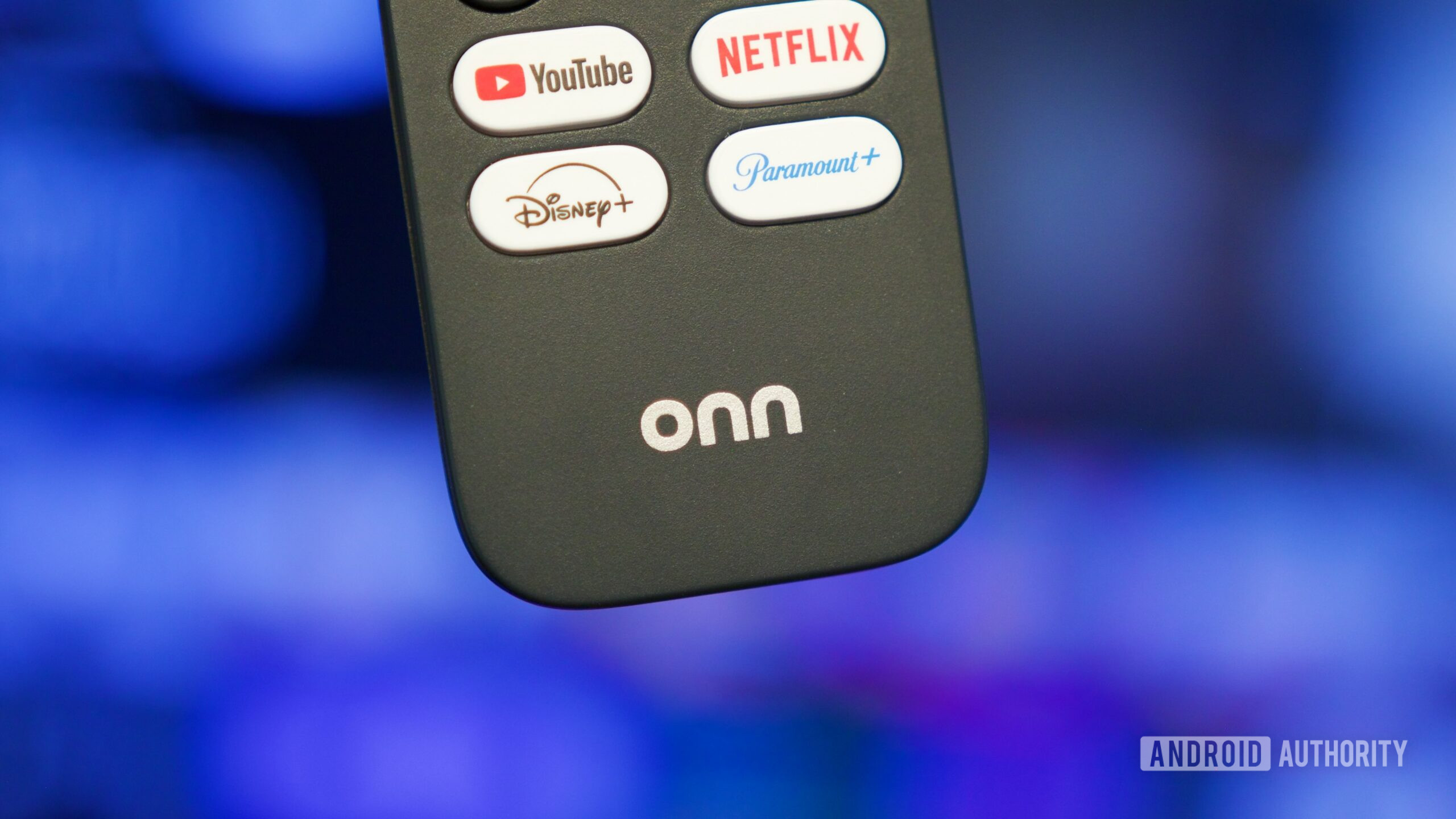 Onn logo on the Onn 4K Pro (2026) remote.