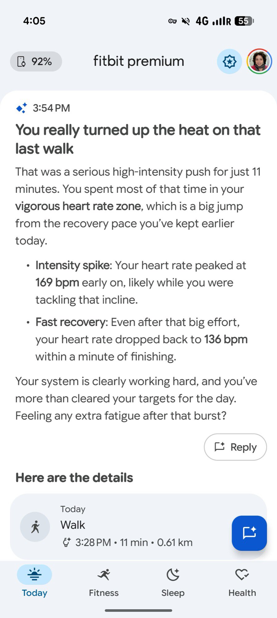 screenshot fitbit health coach 10