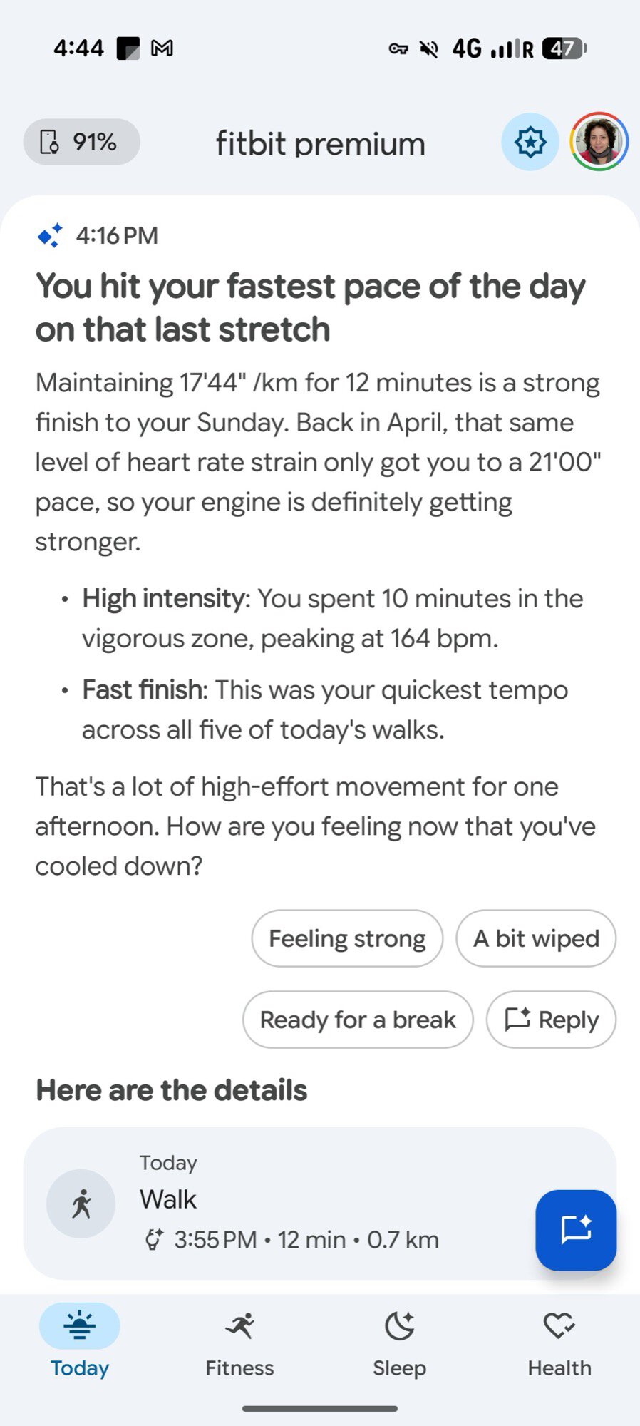 screenshot fitbit health coach 11