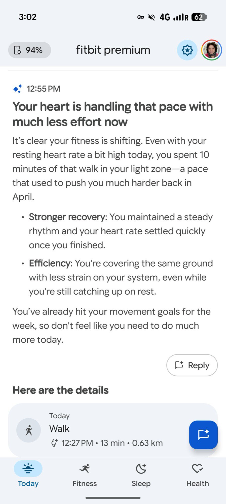 screenshot fitbit health coach 9