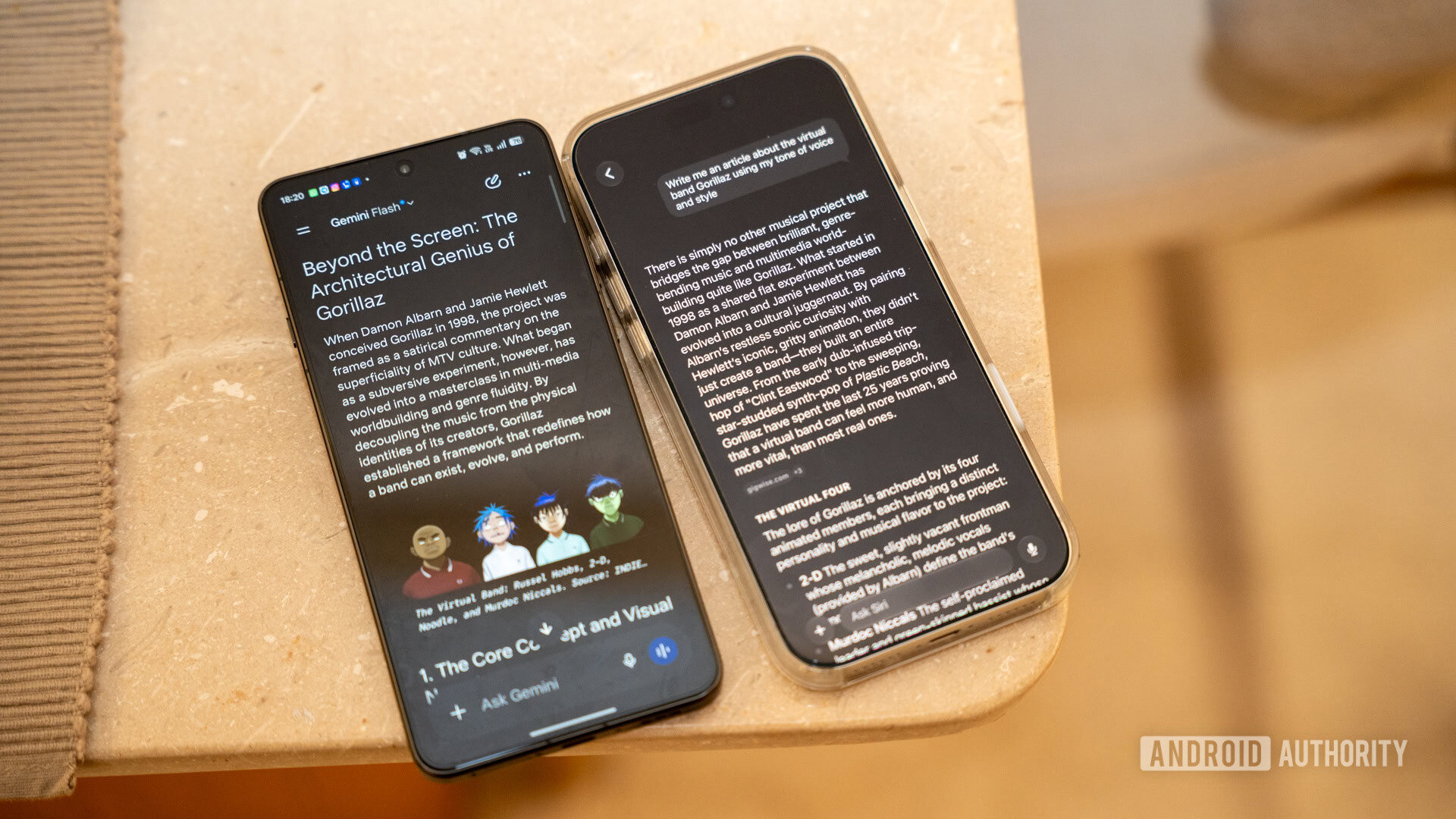 siri ai vs gemini ai 5 Siri AI and Gemini showing off writing capabilities.
