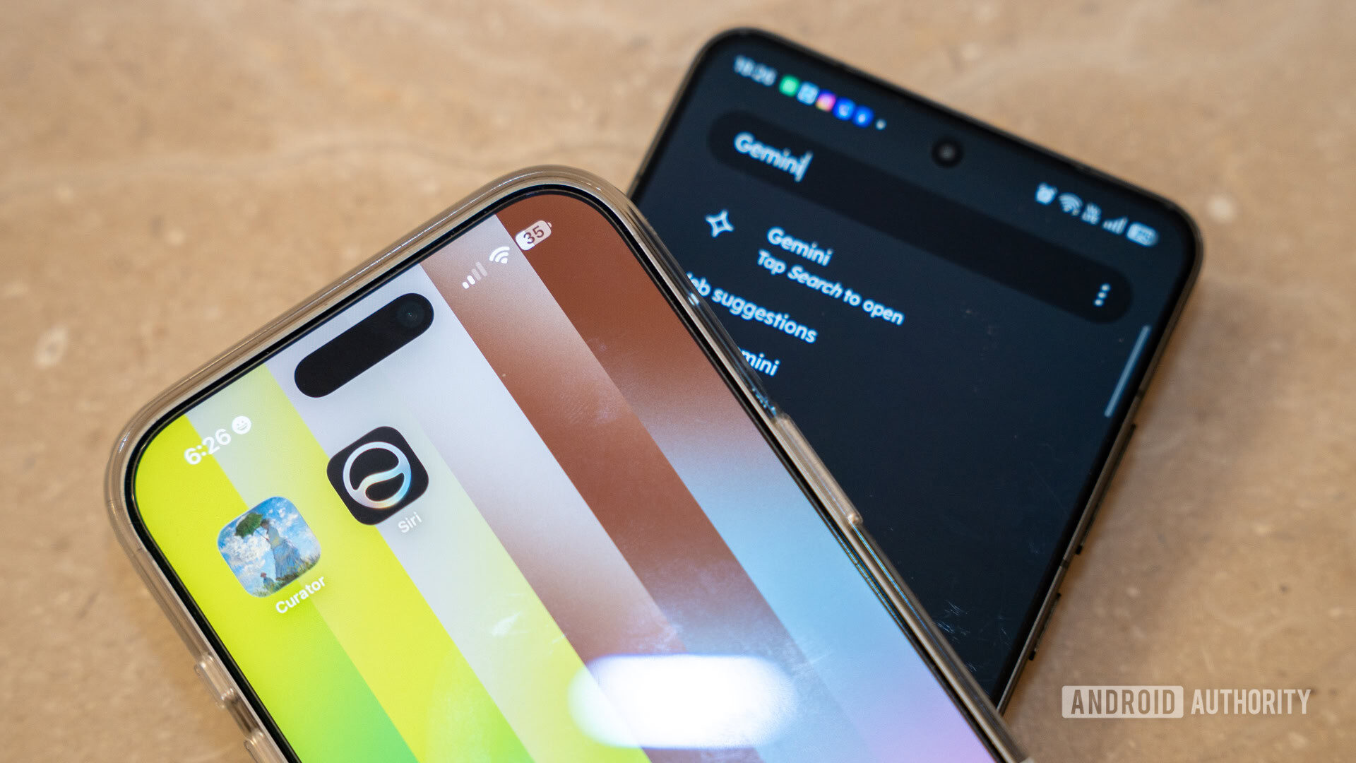 siri ai vs gemini ai 8 Siri AI app on an iPhone.