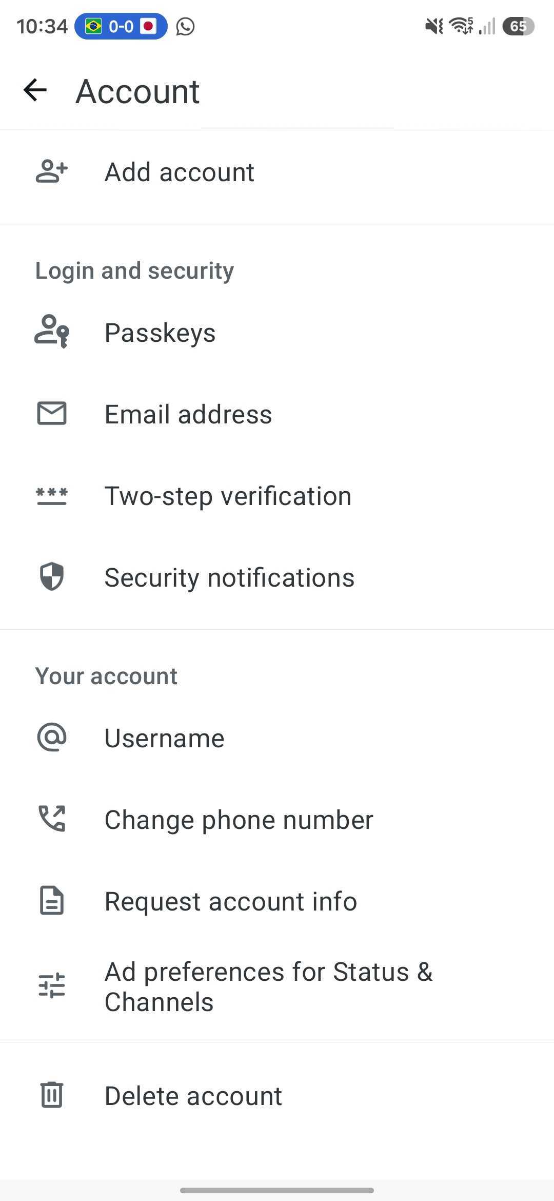 whatsapp create username 1