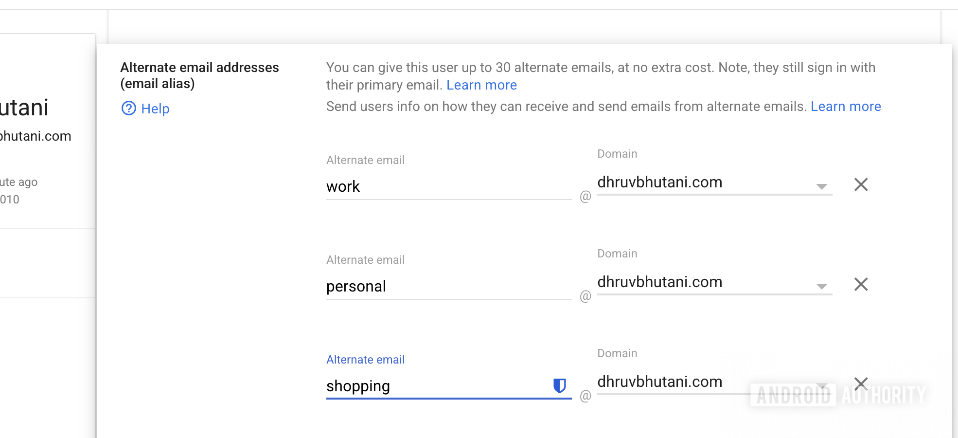 work and personal email segregation google workspace