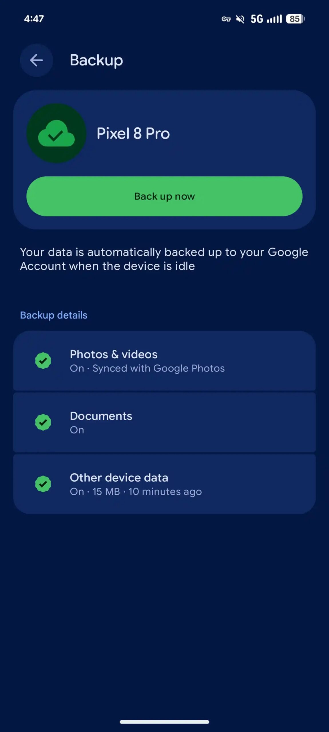 Android Backup Page Main 95