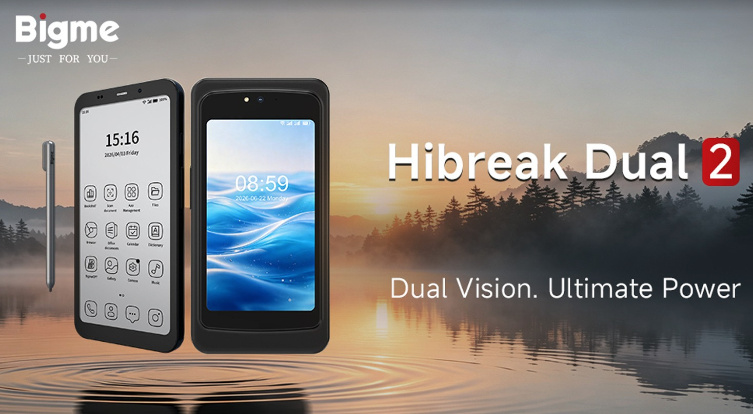 Bigme Hibreak Dual 2 official splash image scaled Bigme Hibreak Dual 2 official splash image scaled