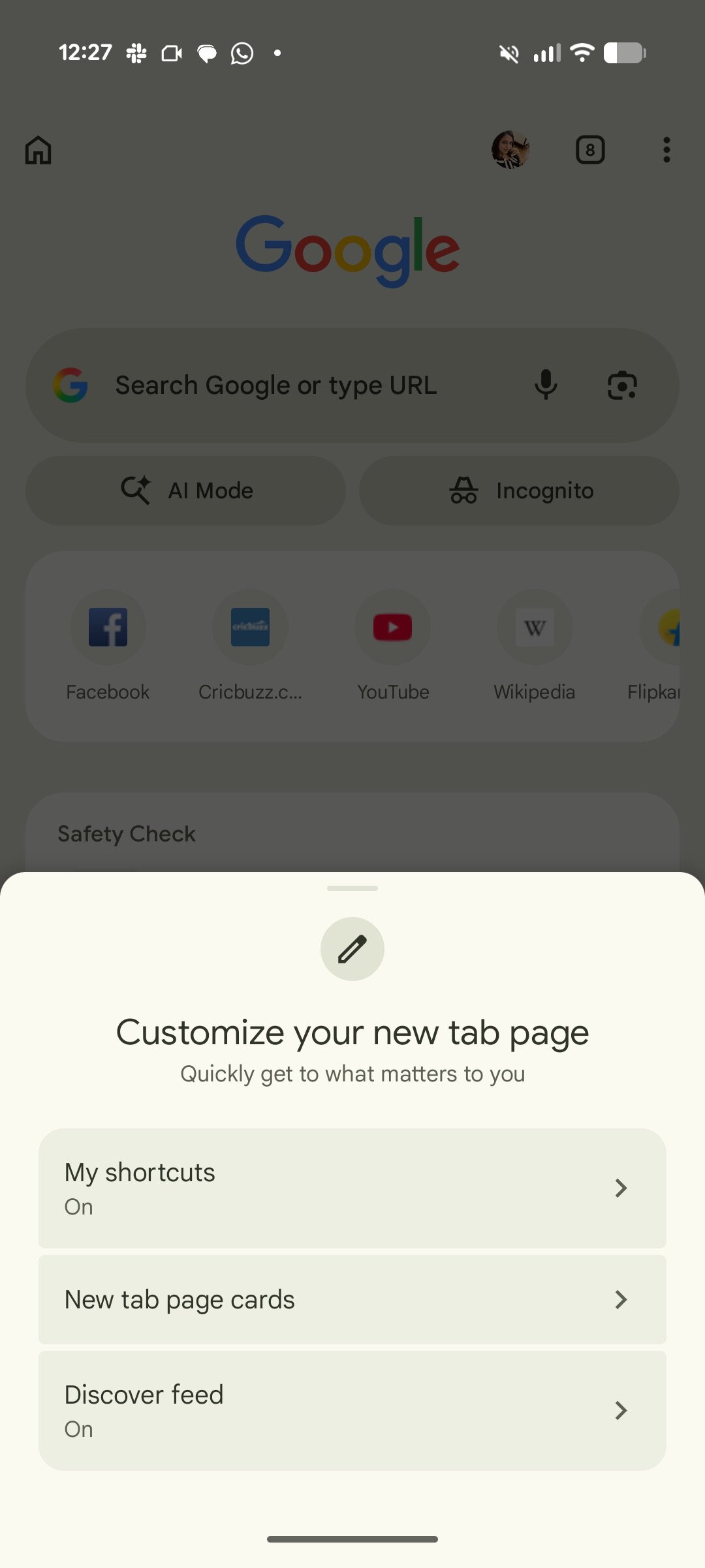 Chrome For Android Without Appearance