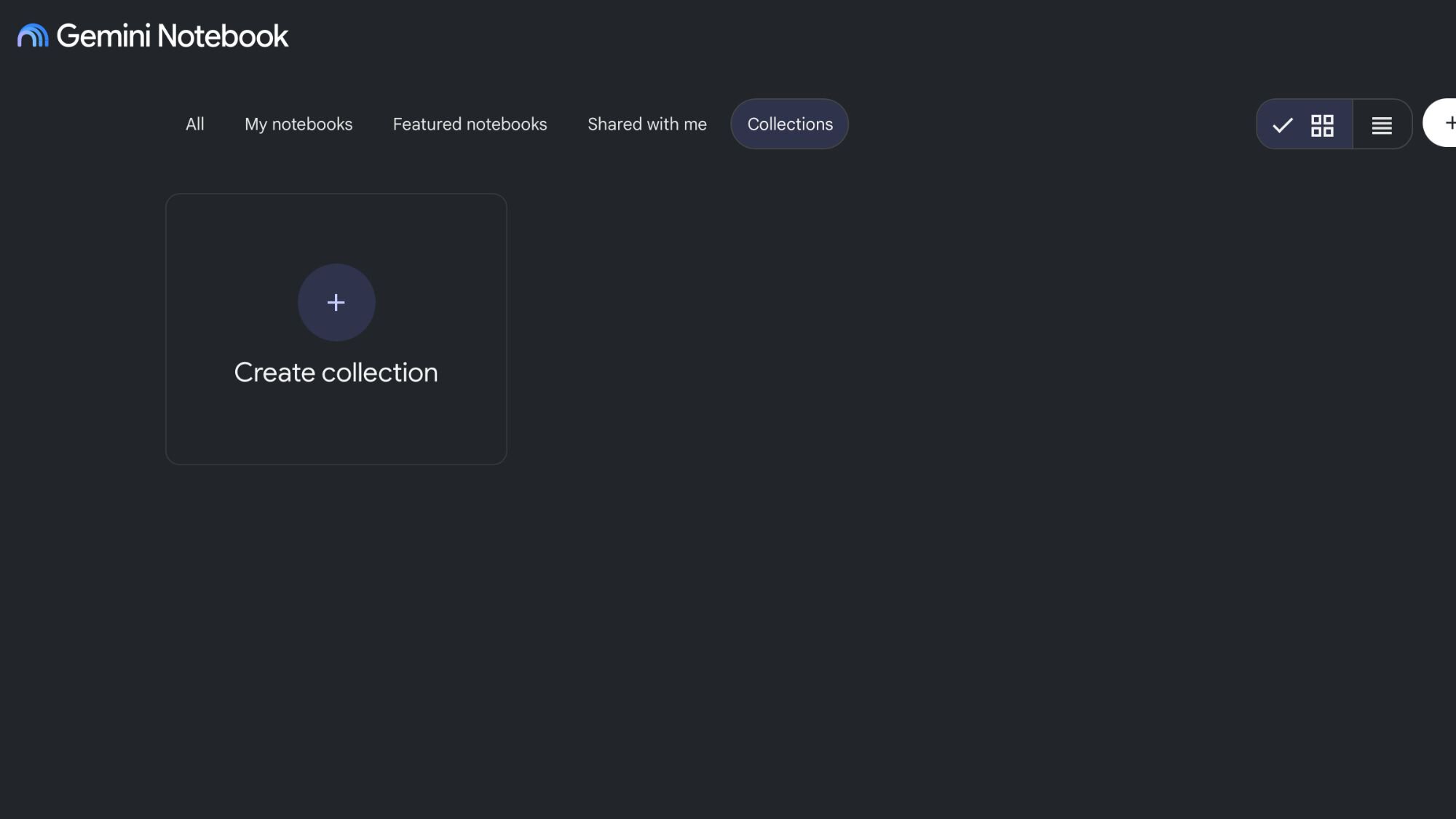 Create Collection on Gemini Notebook