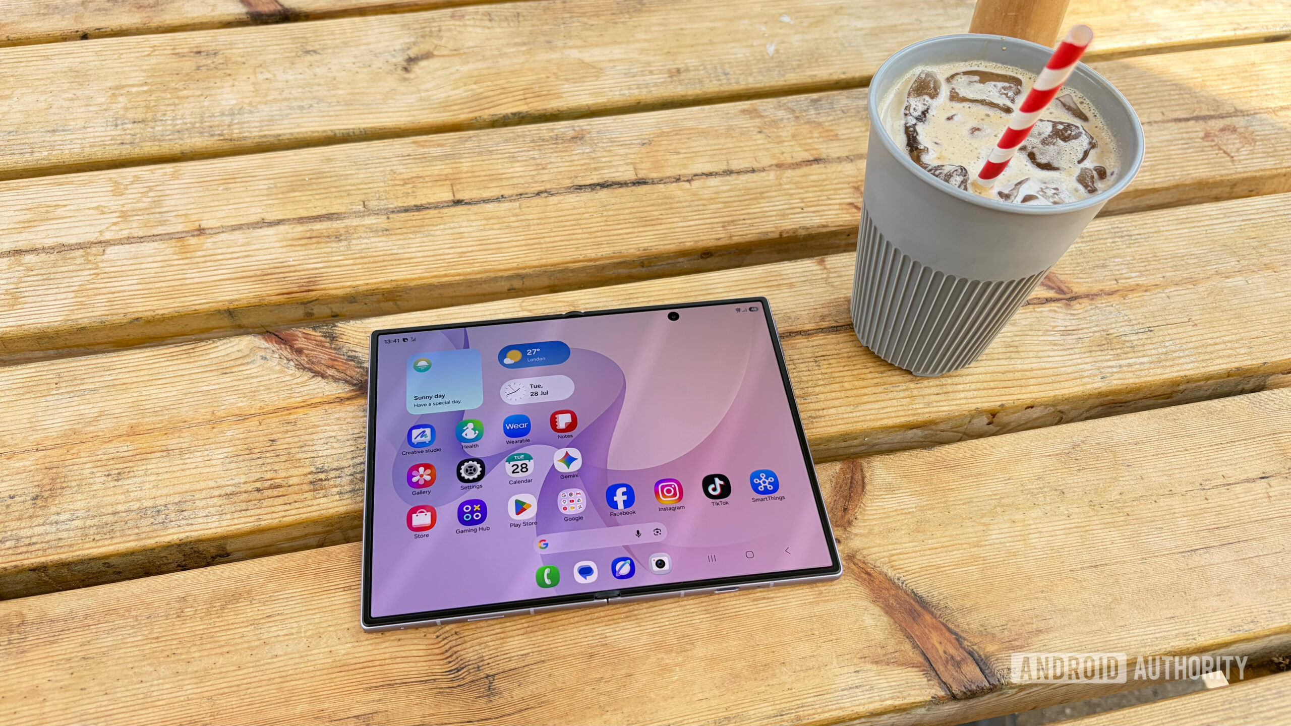 Galaxy Z Fold 8 unfolded