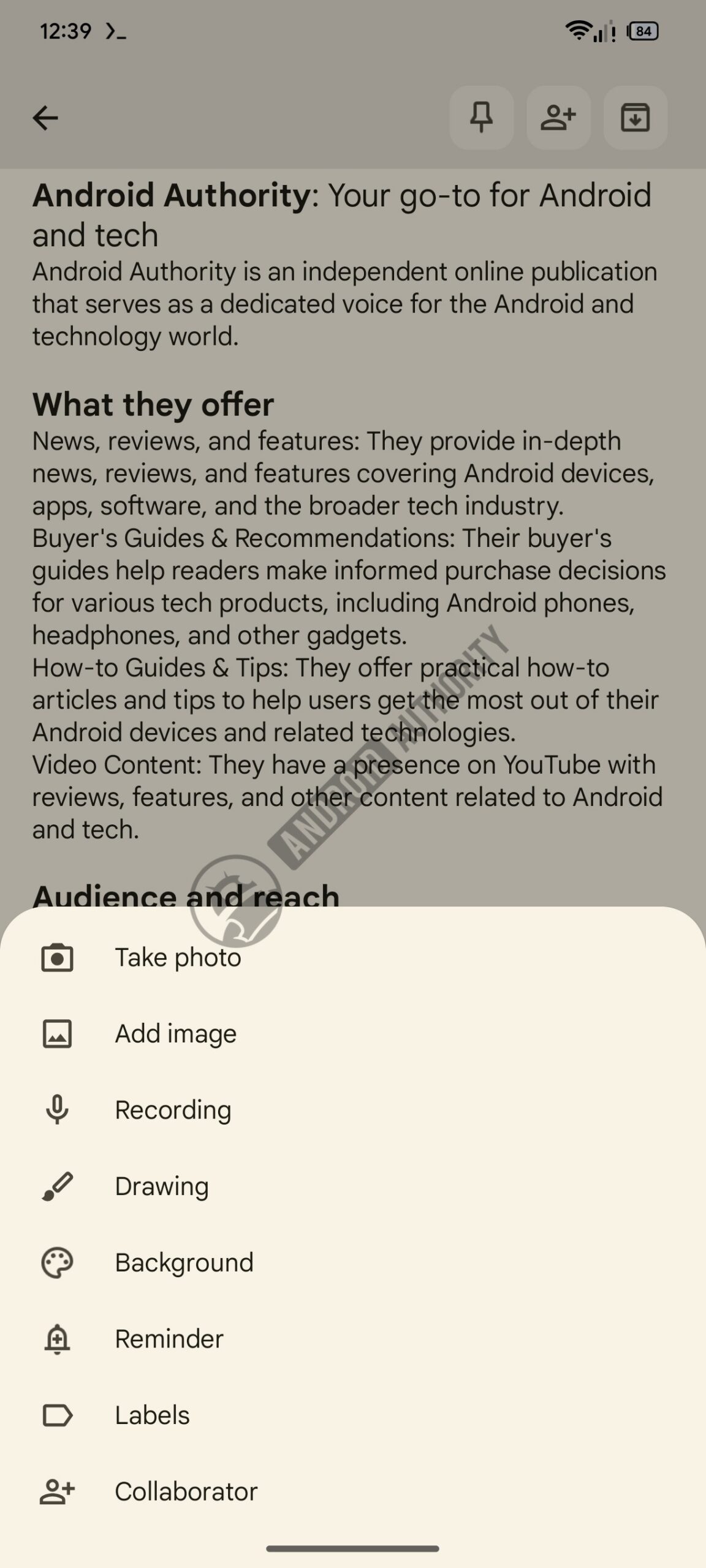 Google Keep new UI 2