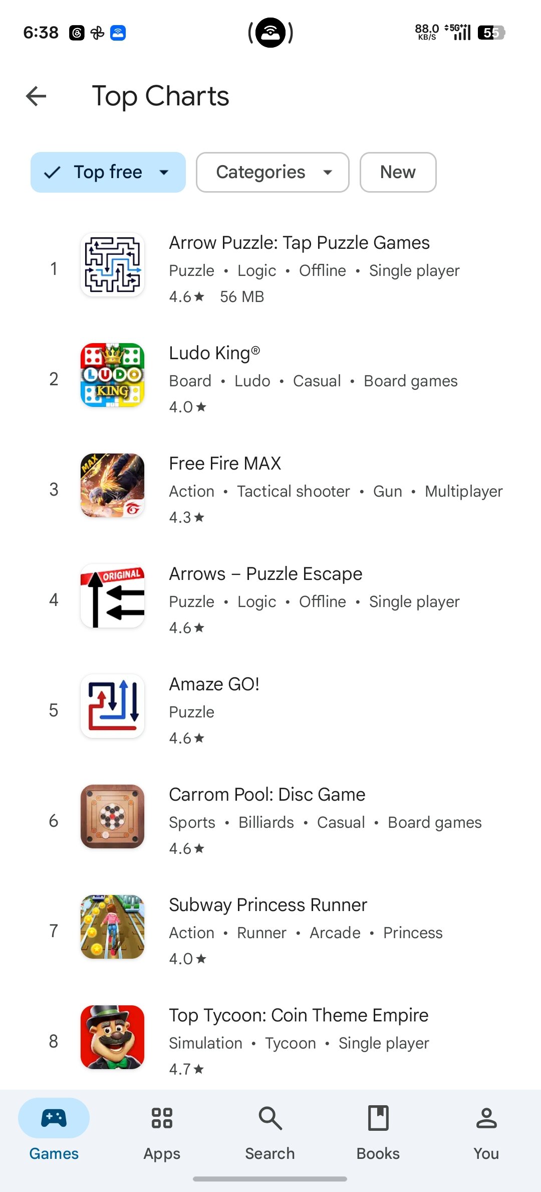 Google Play Store new UI 2