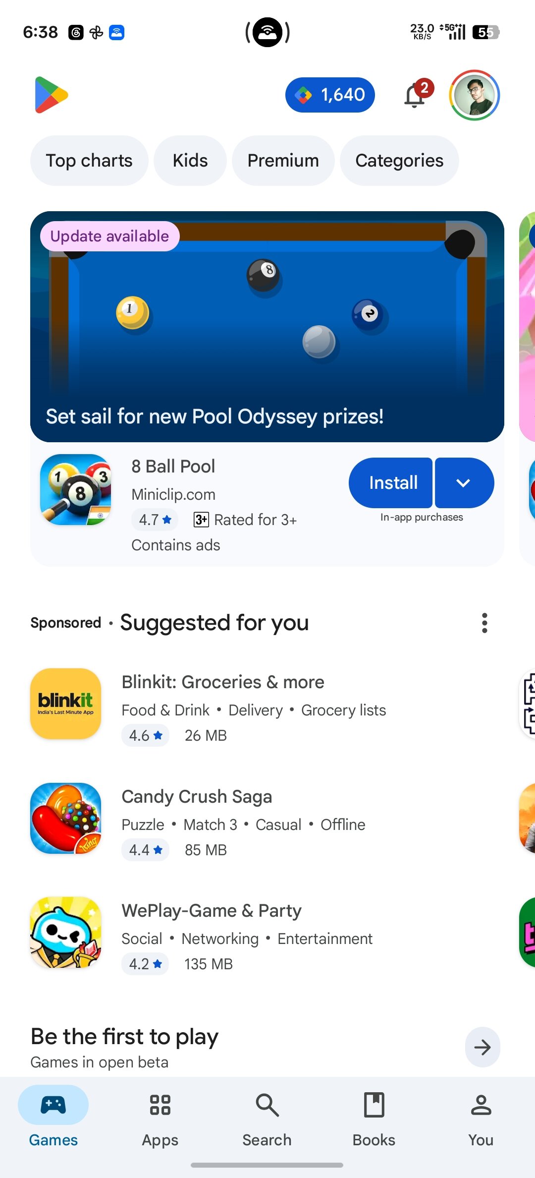 Google Play Store new UI 3