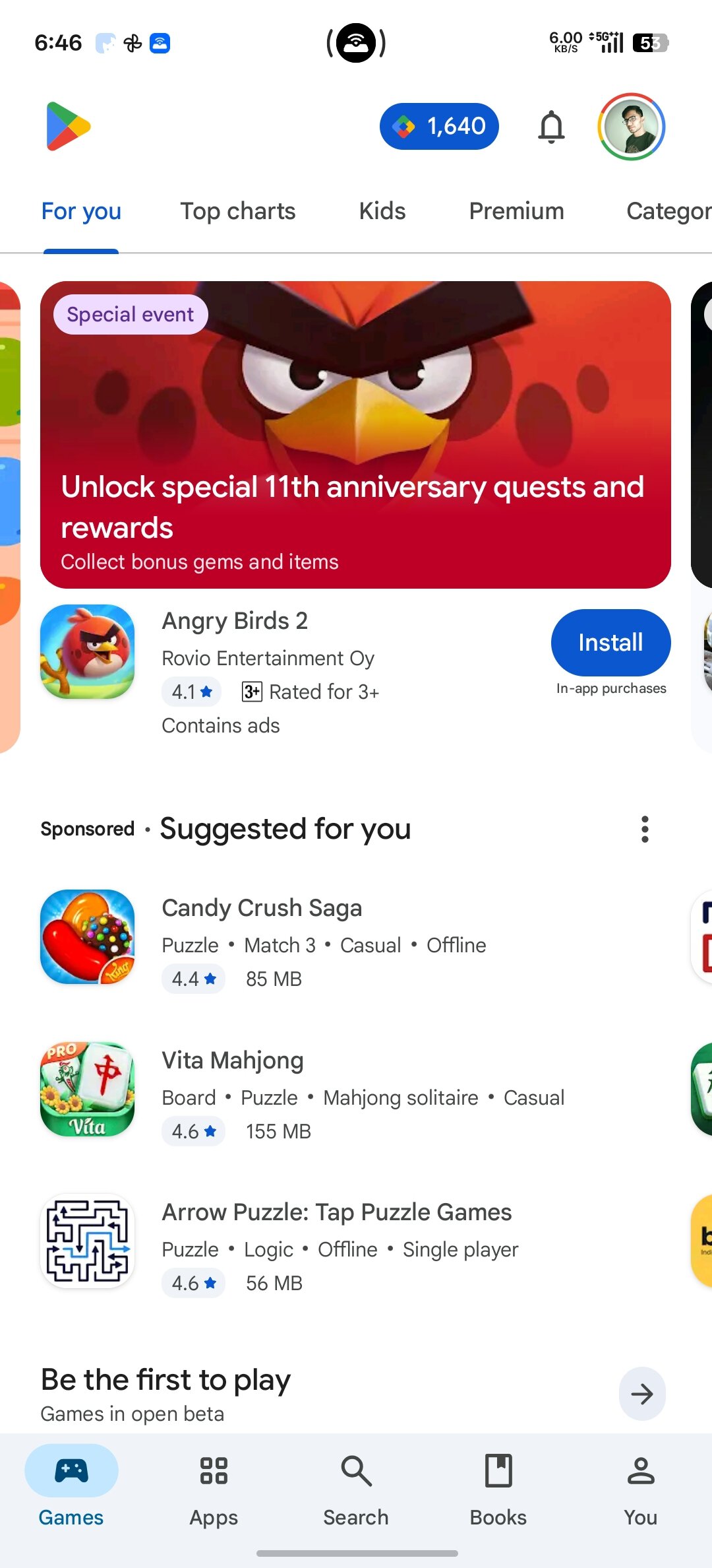 Google Play Store old UI 2