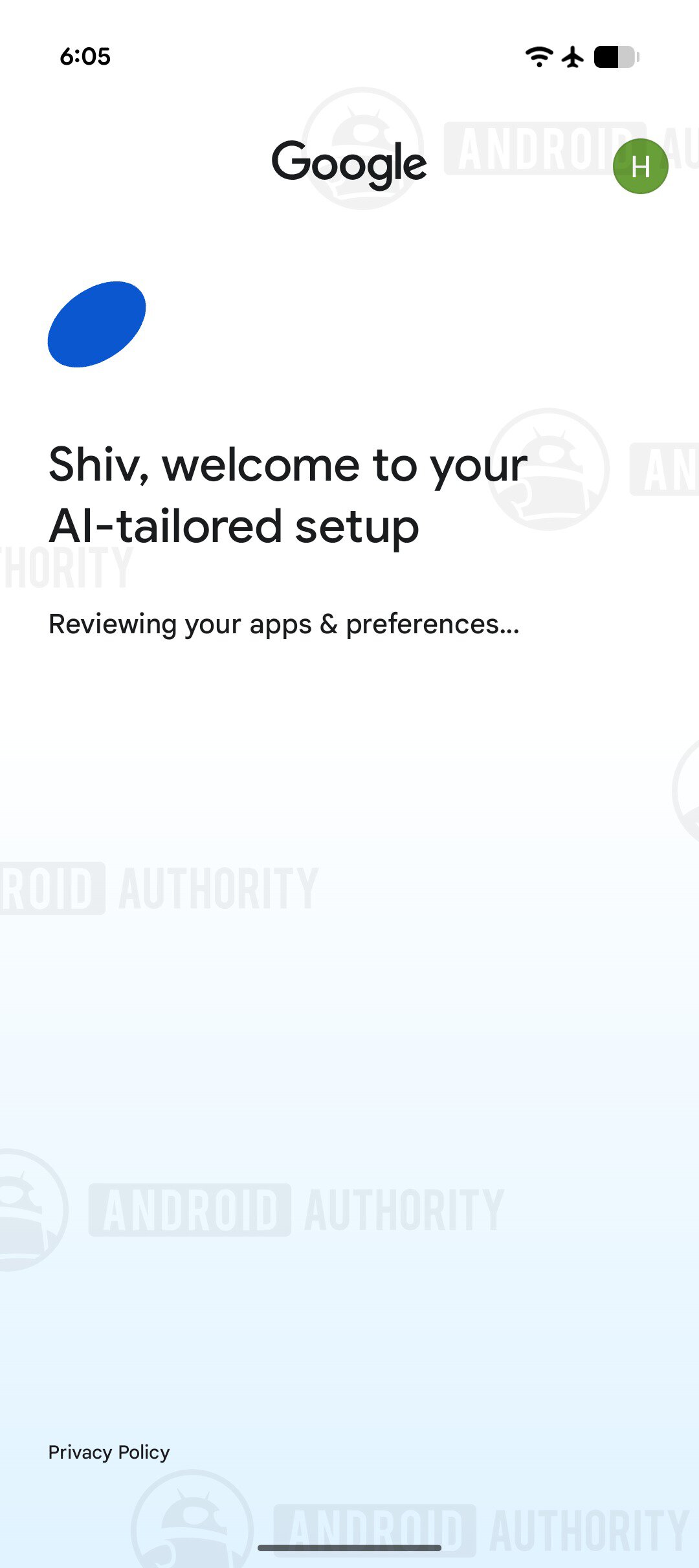 Google Upcoming AI powered setup assistant 1