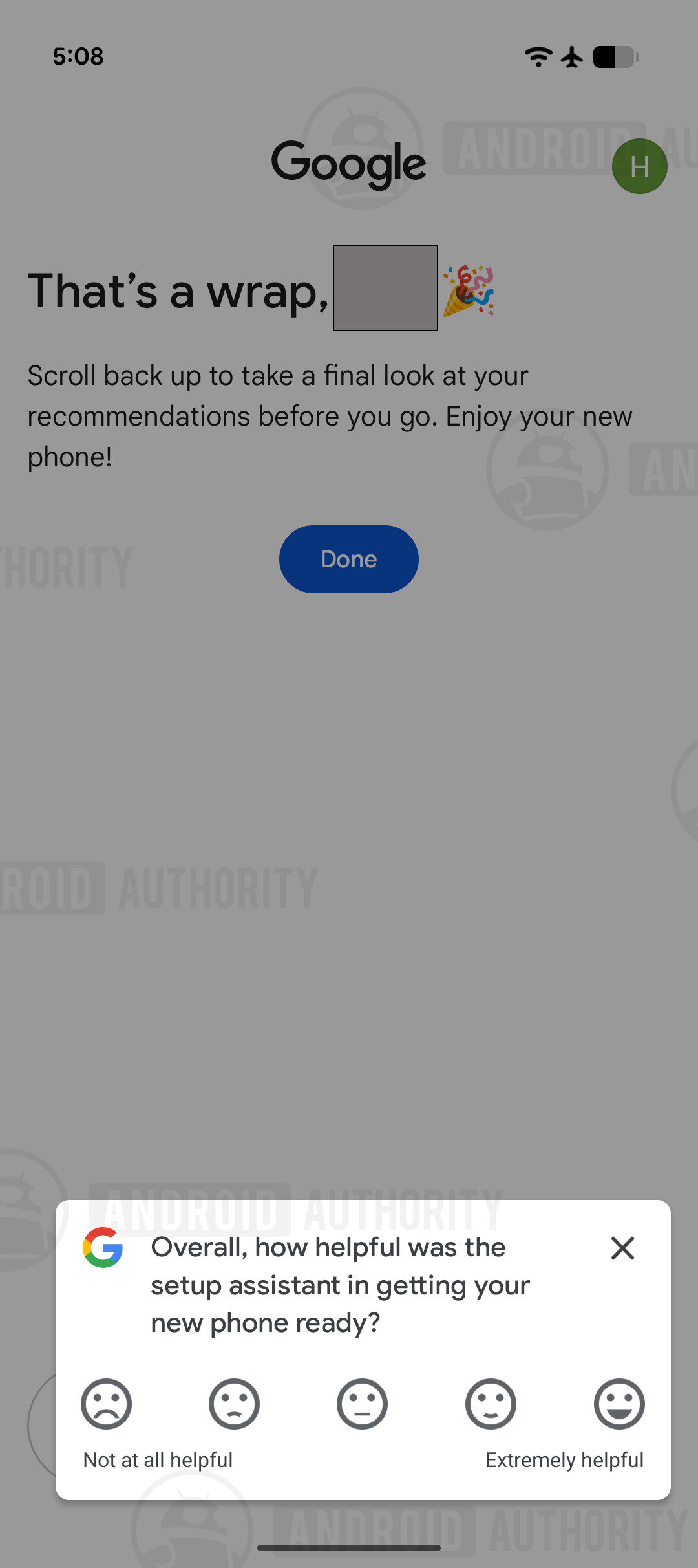Google Upcoming AI powered setup assistant 12