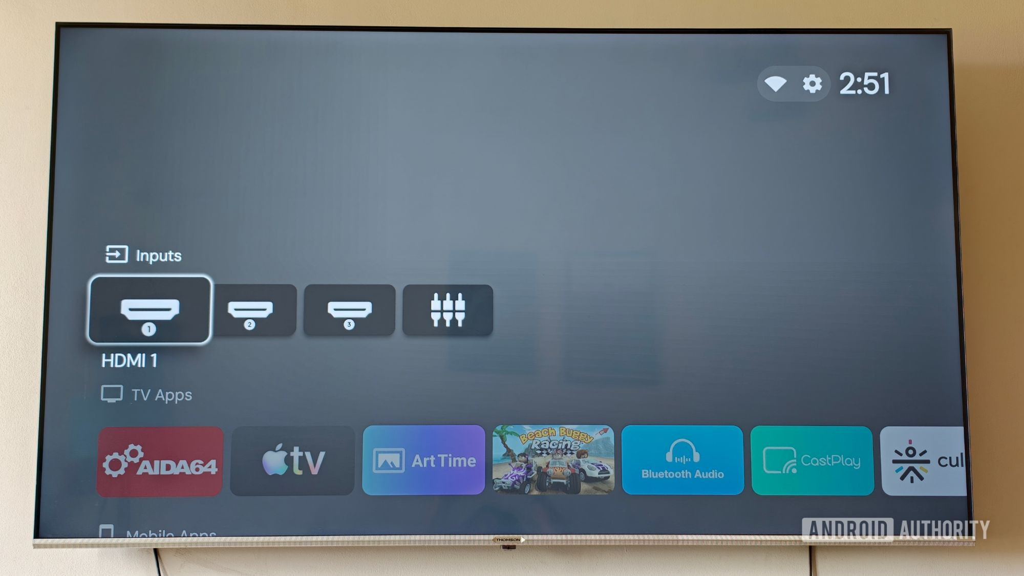 HDMI input options for set top box and PS5 on Projectivy launcher HDMI input options for set top box and PS5 on Projectivy launcher