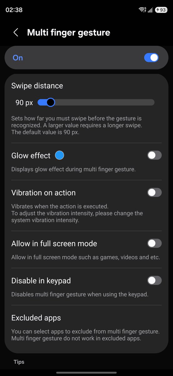Home Up One UI 9 finger gestures GalaxyTechie 2