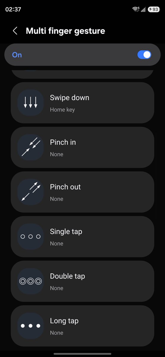 Home Up One UI 9 finger gestures GalaxyTechie 3