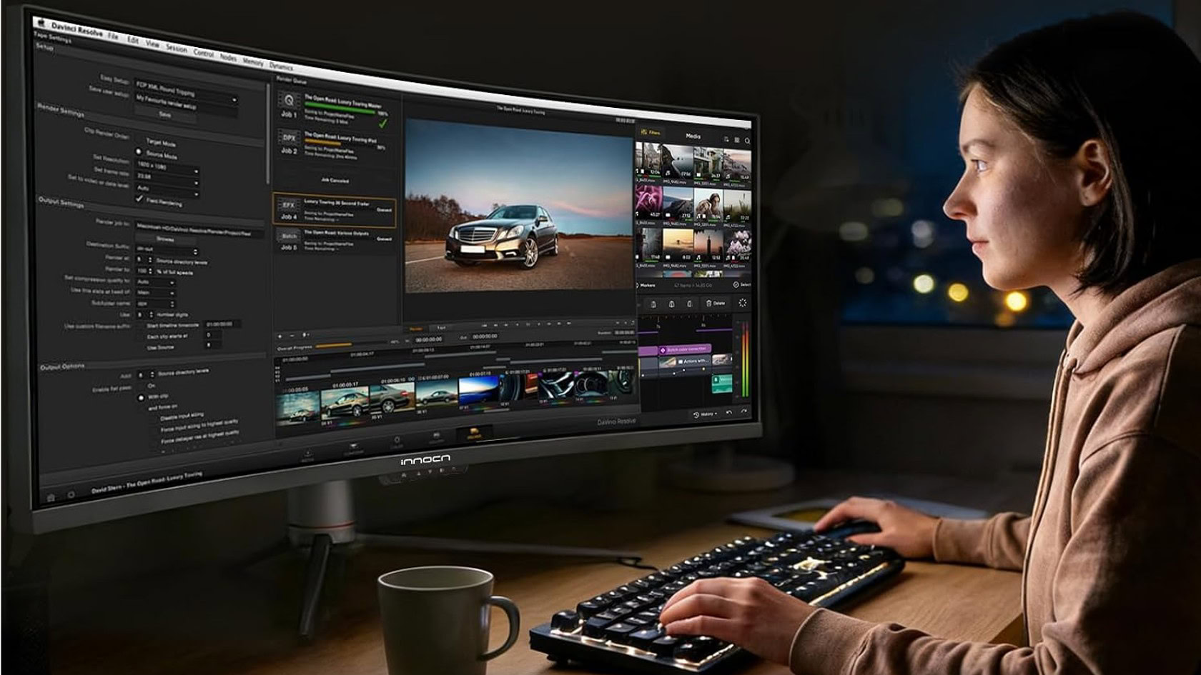 INNOCN 49 inch Curved Gaming Monitor Press Image INNOCN 49 inch Curved Gaming Monitor Press Image