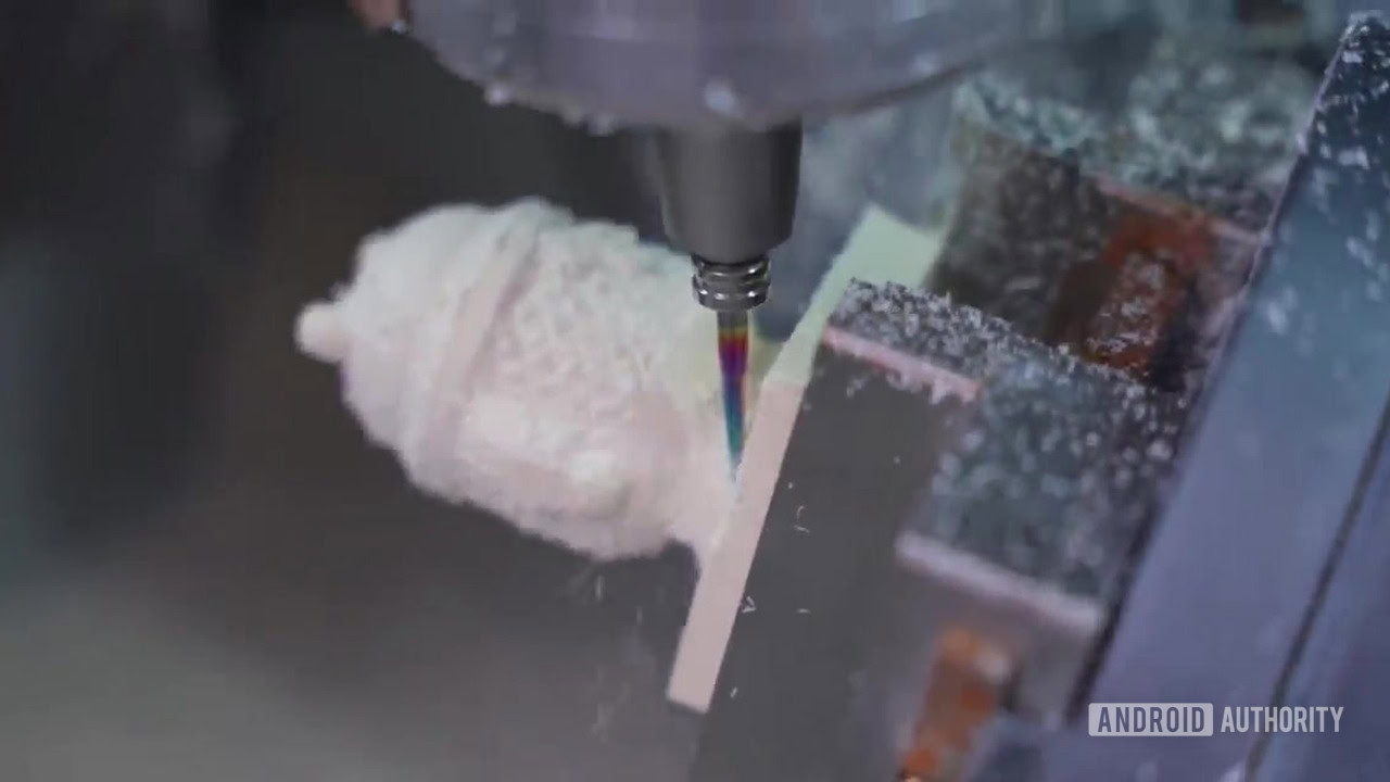 I milled an Android figurine out of a solid block with an AI-powered 5-axis CNC machine