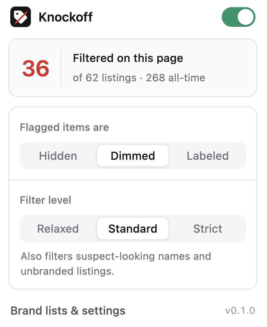 Knockoff Amazon Brand Filter extension (1) Knockoff Amazon Brand Filter extension (1)