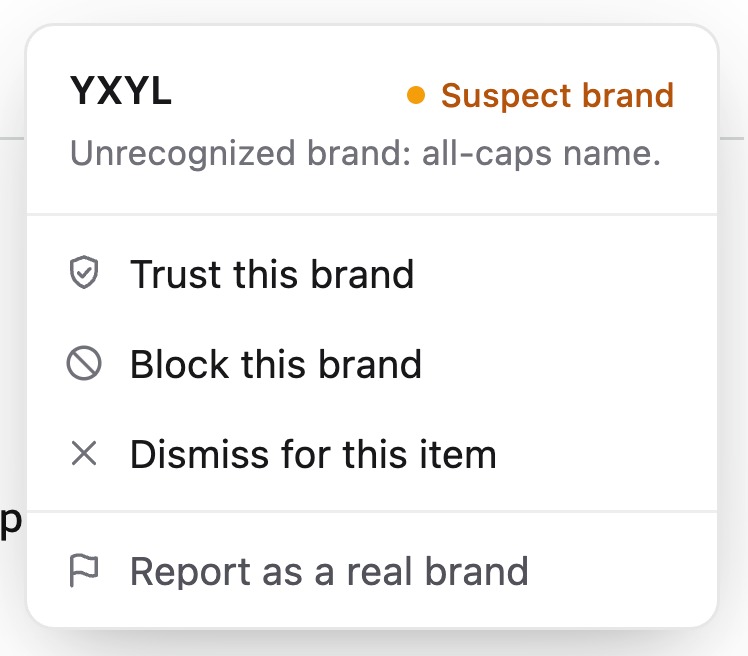 Knockoff Amazon Brand Filter extension (2) Knockoff Amazon Brand Filter extension (2)