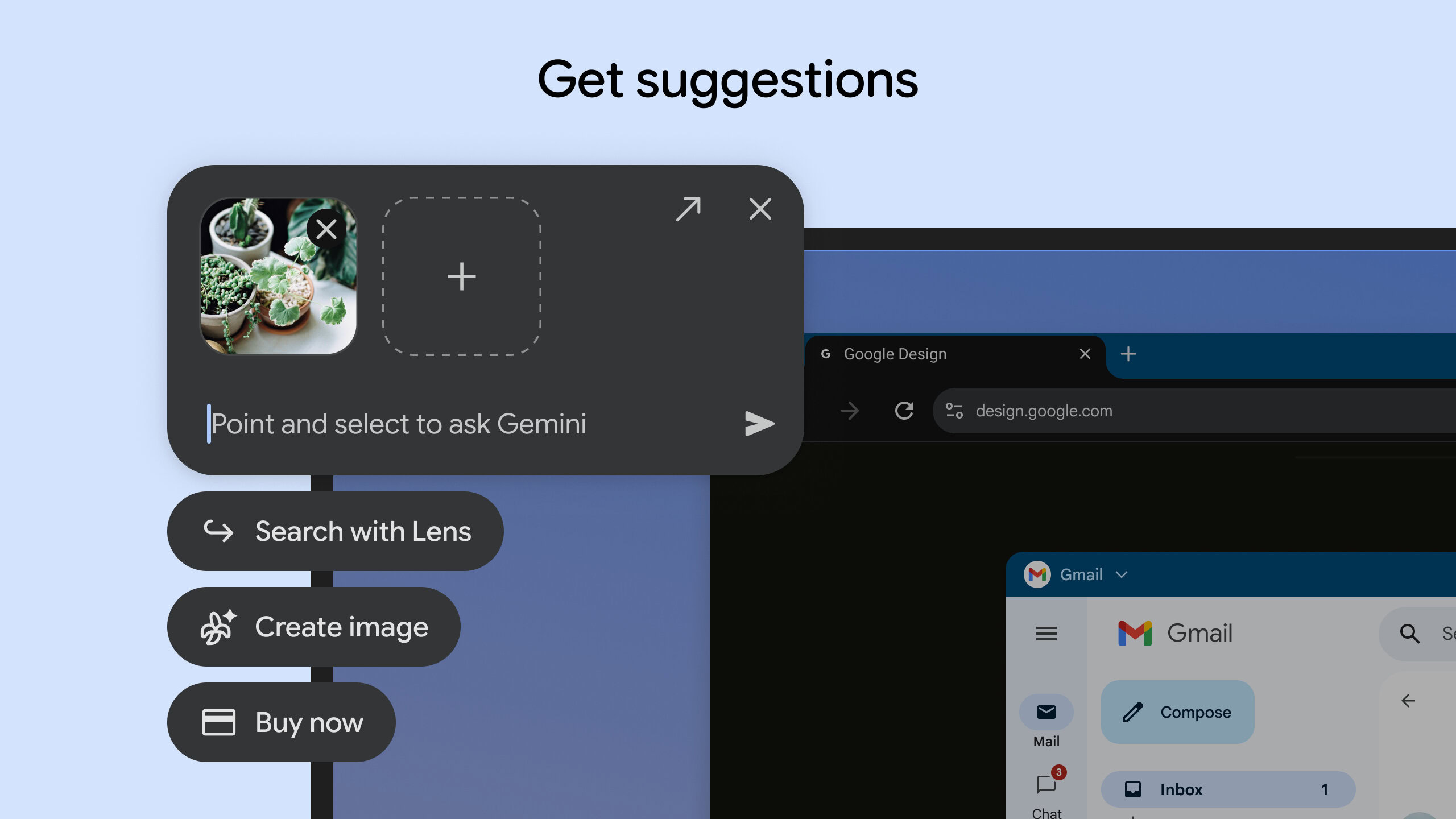 Magic Pointer suggestions on Googlebooks