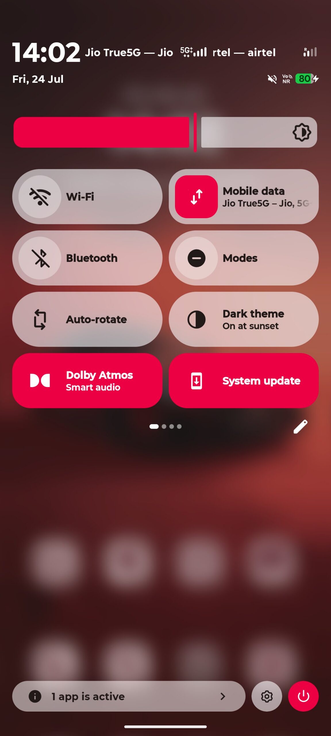 Motorola Android 17 beta update on Moto Edg 60 Pro 4