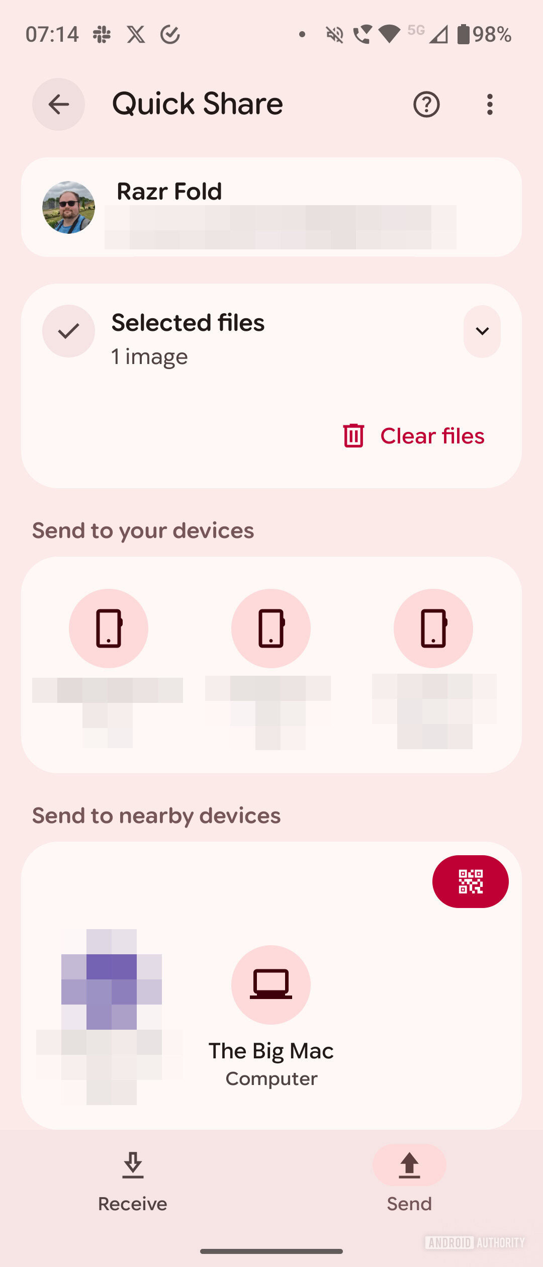 Motorola Razr Fold Quick Share AirDrop Zac 2