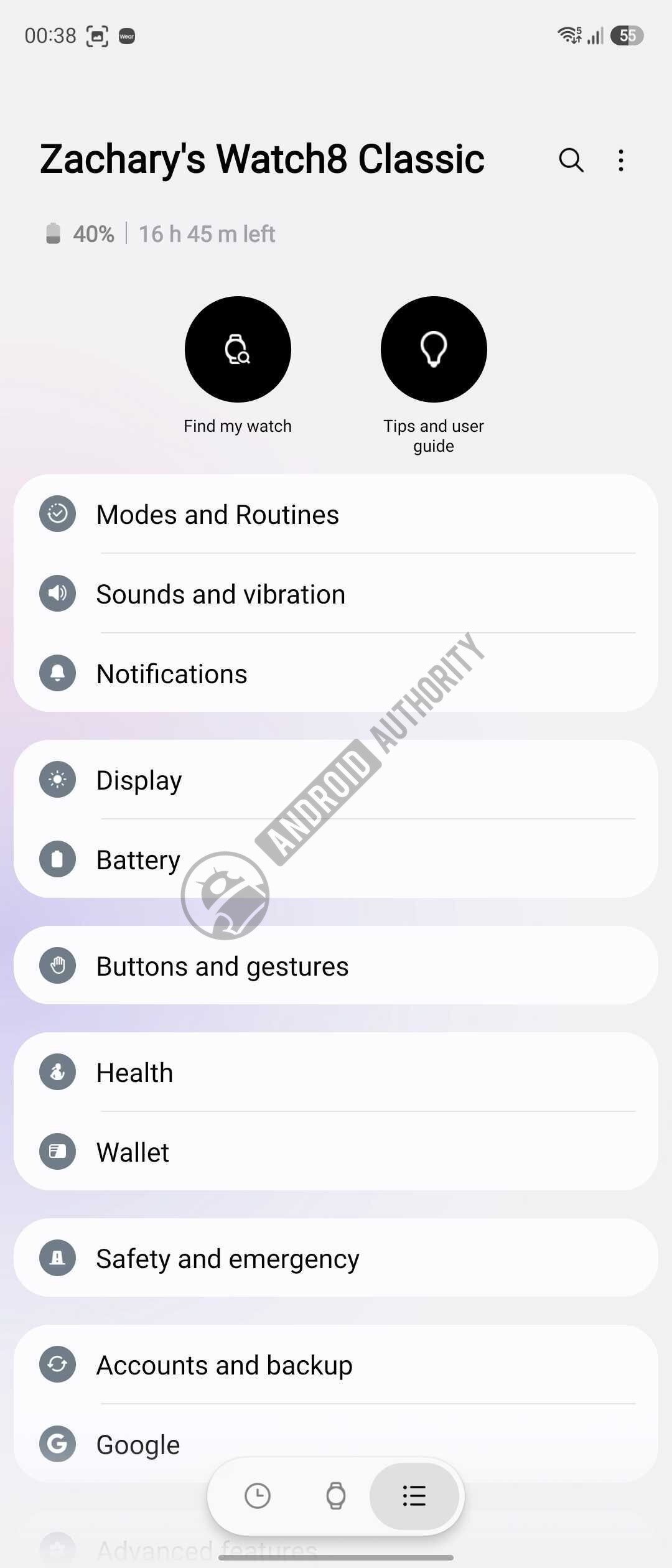 New Galaxy Wearable App 4