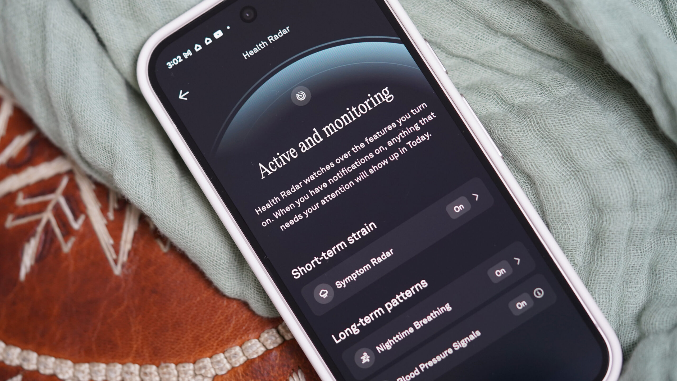 Oura Ring 5 Health Radar