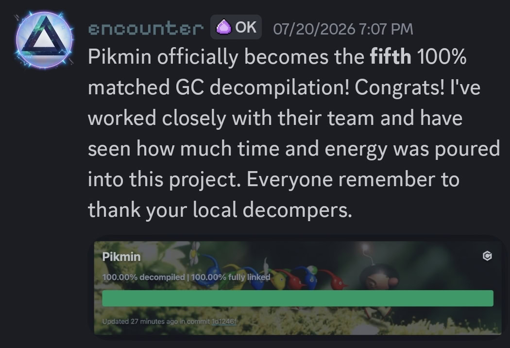 Pikmin Discord decompiled Pikmin Discord decompiled