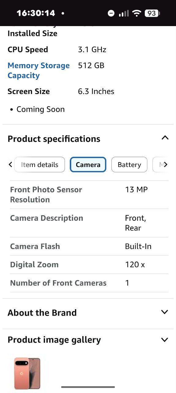 Pixel 11 Pro Amazon Listing 2